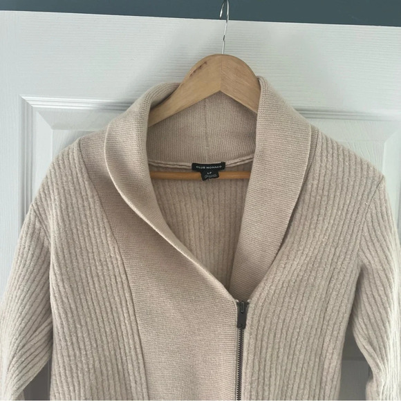 Club Monaco Wool Zip Sweater Size Small - Picture 5 of 6